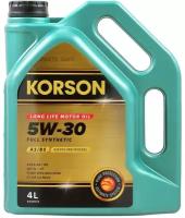 5W-30 FULL SYNTHETIC A5 B5 4л (синт. мотор. масло.) KORSON KS00072