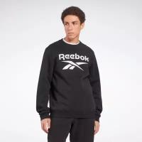 Толстовка Reebok RI FLC BIG LOGO CREW, размер S, черный