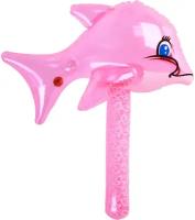 Игрушка надувная со звуком, молоток «Дельфин», 40 см, цвета микс