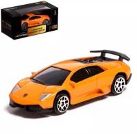 Машина металлическая LAMBORGHINI MURCIELAGO LP 670-4 SV, 1:64, цвет оранжевый