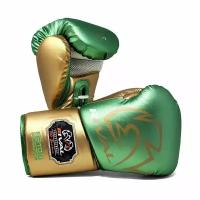 Перчатки боксерские RIVAL RS100 PROFESSIONAL SPARRING GLOVES, 14 унций, зеленые