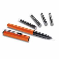 Ручка-кисть Pentel Brush Pen для каллиграфии + 4 картриджа