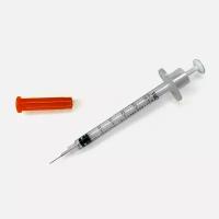 Инсулиновый шприц KDM, медицинский, одноразовый, стерильный, 0,3 мл, U100, игла 8 мм (30G), 100 шт