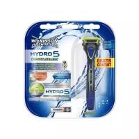 Wilkinson Sword / Schick Hydro5 Power Select / Станок бритвенный (3 режима вибрации) с 1 сменной кассетой и батарейкой