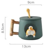 Кружка Сиба-Ину керамическая набор подарочный чашка