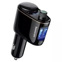 Baseus Locomotive Bluetooth MP3 Vehicle Charger Black CCALL-RH01