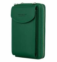 Женское портмоне-сумка Forever зеленый