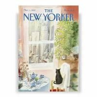 Обложка The New Yorker (Нью-Йоркер) от 01 марта 1982 года, 21 x 30 см в тубусе