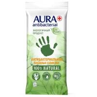 Салфетки влажные антибактер. "AURA" ECO PROTECT FLUSHABLE упак. 20 ШТ.(48)