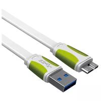 Кабель USB 3.0 - microUSB 10 pin, плоский, Mobiledata