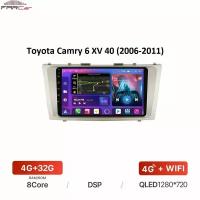 Штатная магнитола FarCar для Toyota Camry V40 2006-2011 на Android 10 (4gb/32gb/WiFi/BT/GPS/DSP/QLED/4G)