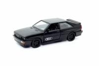 Машина металлическая RMZ City серия 1:32 Audi Quattro Coupe (1980-1991), черный матовый цвет, инерционный механизм, двери открываются 554066M