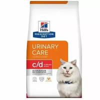 Корм для кошек Hill's PD c/d Urinary Stress профилактика цистита и МКБ с курицей 1,5 кг