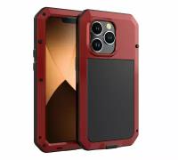 Чехол для iPhone 14 Pro Max, LunaTik Taktik Extreme ударопрочный цвет Satin Red