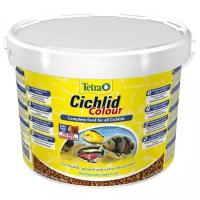 TETRA CICHLID COLOUR PELLETS корм шарики для цихлид, для усиления окраски (10 л)