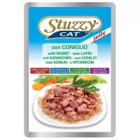 Влажный корм для кошек Stuzzy беззерновой, с кроликом 100 г (кусочки в желе)