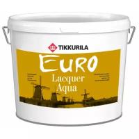 Лак Tikkurila Euro Lacquer Aqua матовый (9 л)