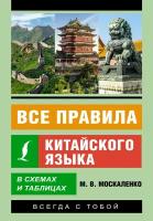 Все правила китайского языка в схемах и таблицах Москаленко М. В