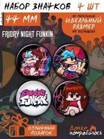 Значки на рюкзак Friday Night Funkin игра набор