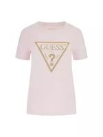 Футболка GUESS, размер L, розовый