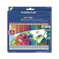 Staedtler Карандаши цветные с резинкой Noris club 24 цвета (144 50NC2412)