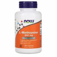 NOW L-Methionine 500 mg (100 вег кап)