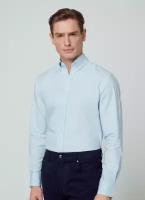 Рубашка с длинным рукавом для мужчин Hackett London, цвет: голубой, размер: XL