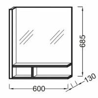 Зеркало Jacob Delafon Terrace EB1180G-NF