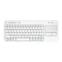 Клавиатура Logitech Wireless Touch Keyboard K400 White USB