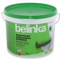 Краска акриловая Belinka Фасадная матовая белый 10 л