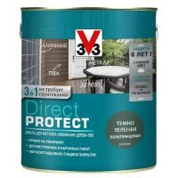 Эмаль Direct Protect V33 темно-зеленая, 2.5л