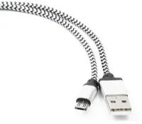 Кабель Cablexpert USB - microUSB (CC-mUSB2), 1 м, 1 шт., белый/черный
