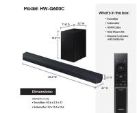 Звуковая панель Samsung HW-Q600C