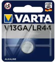 Батарейка щелочная VARTA LR44 (LR1154, G13) 1.5V