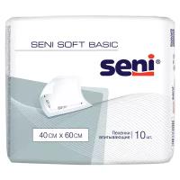 Пеленки гигиенические SENI SOFT BASIC 40 x 60 cм, 10 шт./уп