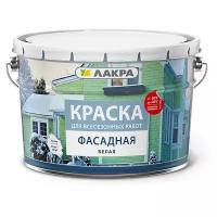 Краска фасадная всесезонная Лакра Белый 14кг Л-С