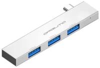 Концентратор USB 2.0/3.0 (3*USB) Орбита OT-PCR23 Серебро