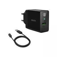 Сетевое зарядное устройство ANKER PowerPort+ 1 + MicroUSB Cable (B2013L12)