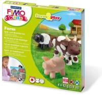 FIMO kids form&play Ферма, состоящий из 4-ти блоков по 42г, уровень сложности 1, арт.8034 01 LZ