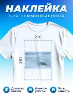 Термонаклейка для одежды наклейка волны (Море, Океан, Река)_0003