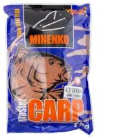 Прикормка MINENKO Master Carp, Клубника, меланжевый, 1 кг