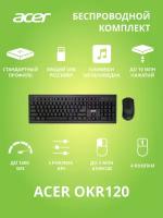 Клавиатура+мышь Acer OKR120 черный (ZL. KBDEE.007)