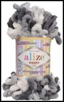 Пряжа Alize Puffy color, 100 г, 9 м, 2 шт., 5925 9 м