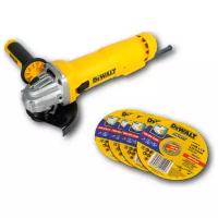 УШМ DeWALT DWE4215D4-RK, 125 мм