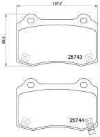 Колодки Тормозные Hyundai/Jeep/Tesla Genesis/Grand Cherokee Iv/Model S/Model X Зад. NISSHINBO арт. NP6124