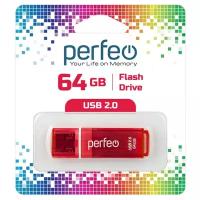 USB флешка Perfeo USB 64GB C13 Red