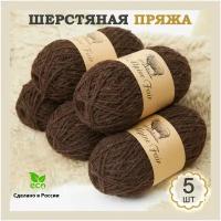 Пряжа для вязания шерстяная, Alpine Fair, 5 клубков по 100г. (500гр.)