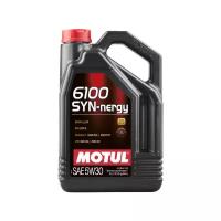 MOTUL Motul 6100 Syn-Nergy 5w30 Sl, A3/B4 Масло Моторное Синт. 5л