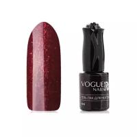 Гель-лак для ногтей Vogue Nails Сияние, 10 мл, оттенок Искристый красный