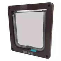 Дверца в дверь для животных Flamingo Cat Door 2-way 20.5х10х10 см